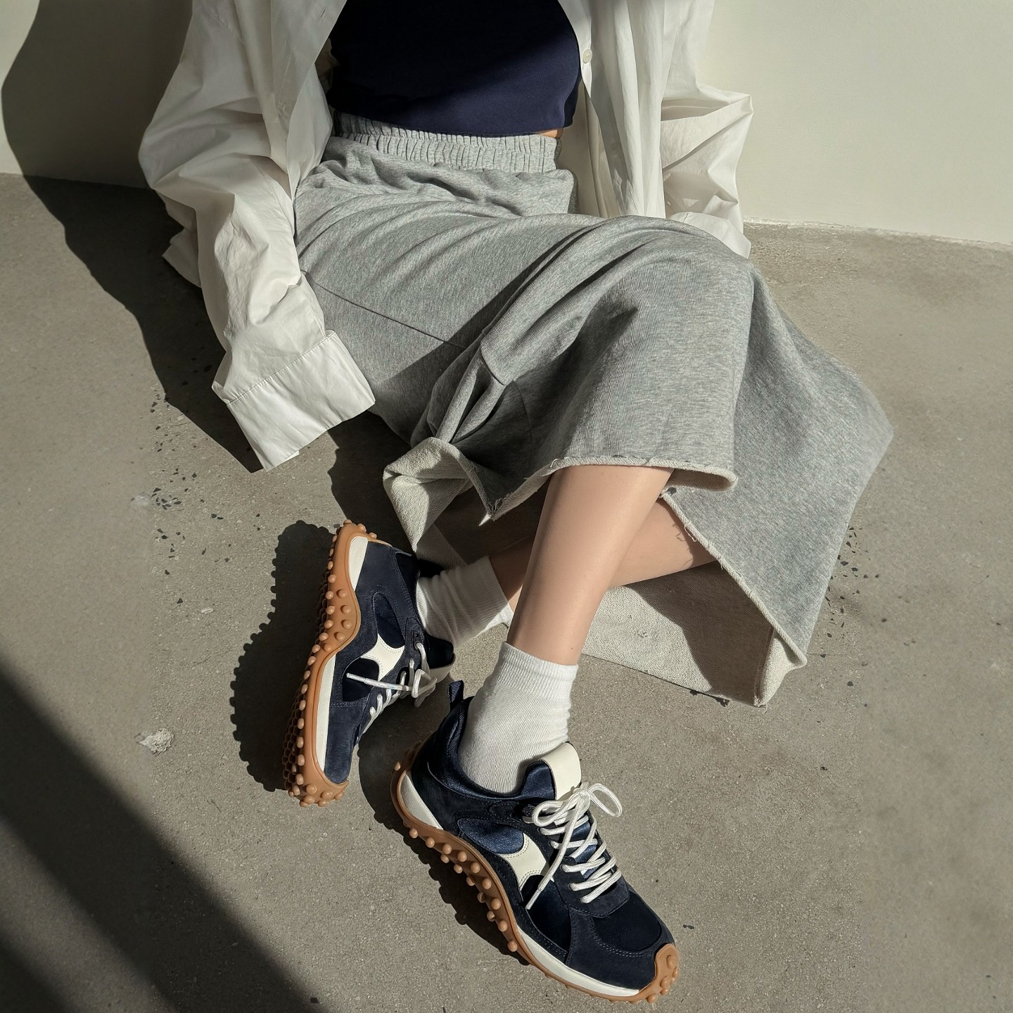 SGIRL TWTW女鞋2026春季新款时尚百搭平底圆头系带德训鞋C772-5蓝,女鞋,德训鞋,淘宝优惠券,粉丝福利购,淘宝优惠卷