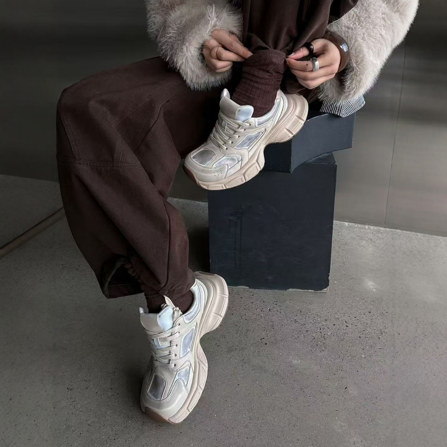 SGIRL女鞋新款百搭B585-3系带