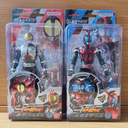 万代假面骑士正版发声超可动faiz555甲斗王男孩模型人偶玩具礼物