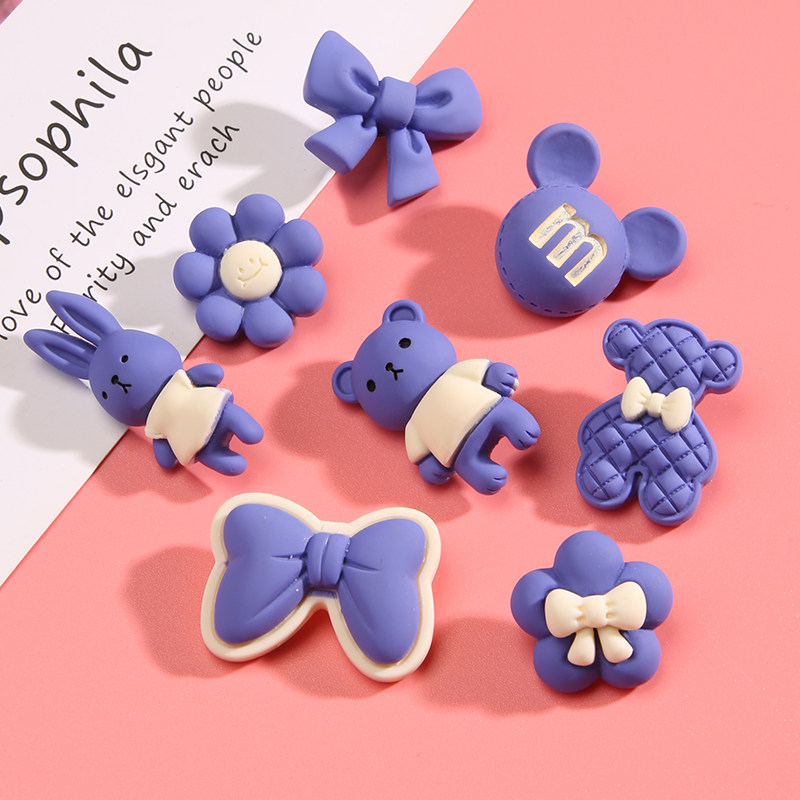 蓝色婴儿儿童衣服装饰钮扣毛衣外套上衣裤子卡通可爱纽扣扣子配件