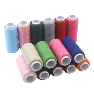 彩色优缝纫线衣服白线黑线缝衣线家用缝纫线手工缝线针线盒针线包