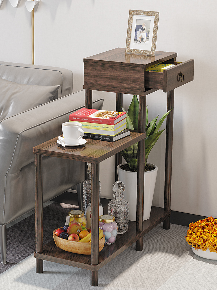 边几可移动小推车沙发边柜侧边柜客厅家用茶水架小型边桌长条窄