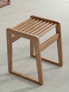 方凳餐桌椅创意网红椅子客厅小矮凳 凳子家用轻奢新中式 便捷可拆装