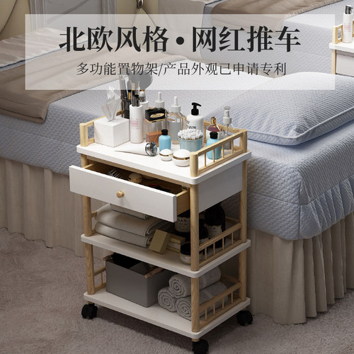 多功能美容院专用移动收纳小推车
