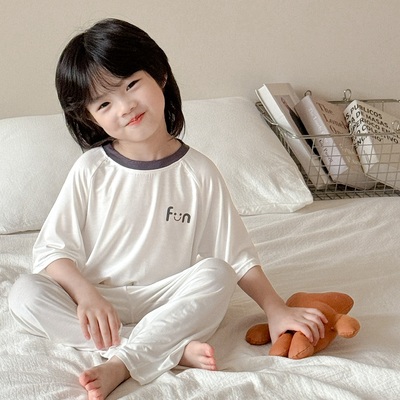夏季儿童超凉快巨好穿家居服套装