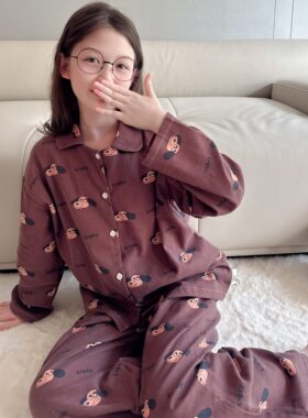 高级感复古亲子家居服韩系可外穿