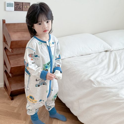 儿童超萌睡袋卡通柔软护肚防踢被