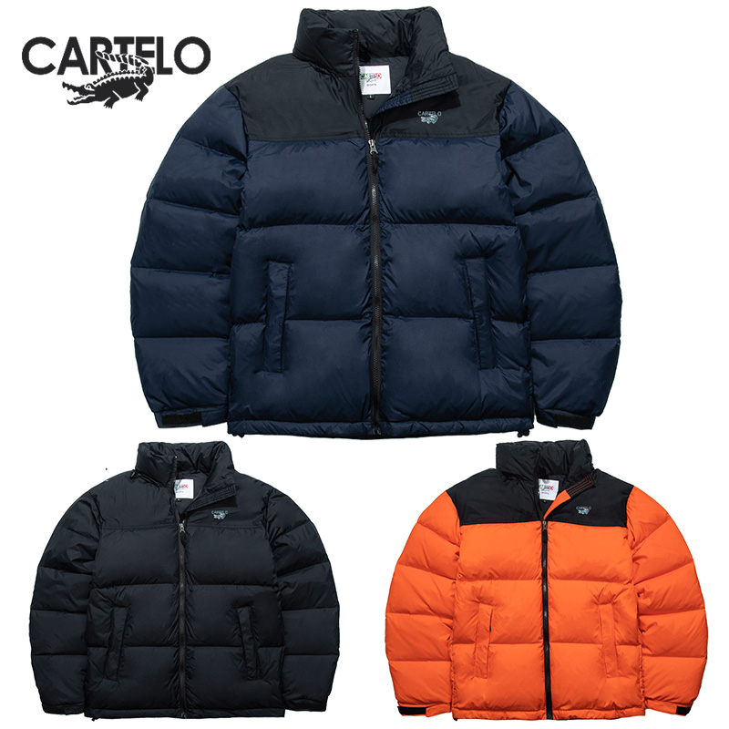 卡帝乐鳄鱼男女北方情侣羽绒服