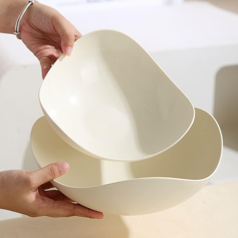 【加深容量】奶油风水果盘干果盘