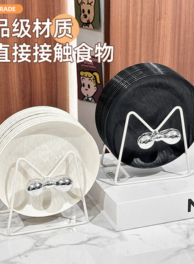 可洗碗机吐骨碟塑料家用餐桌垃圾残渣盘加厚吐骨头盘碟零食小吃盘