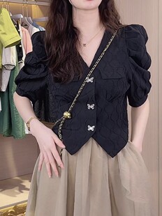 夏季女上衣半身裙两件套装轻熟风御姐炸街名媛气质小香风洋气时尚