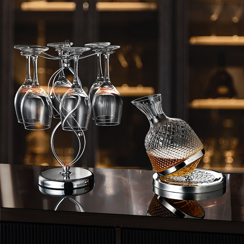 轻奢高档醒酒器红酒杯杯架家居餐厅餐边柜高脚杯架酒柜装饰品摆件,家居饰品,装饰摆件,淘宝优惠券,粉丝福利购,淘宝优惠卷