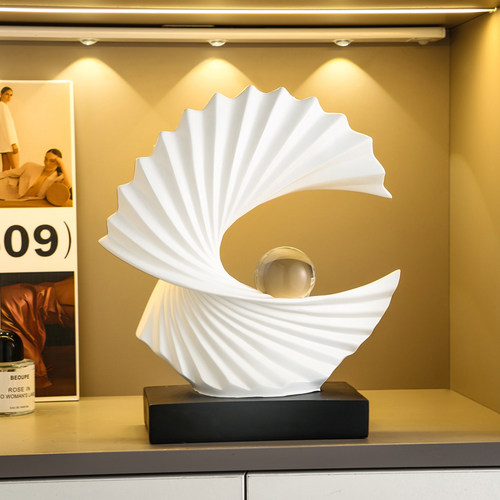 轻奢水晶球财源滚滚装饰品摆件