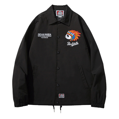 青年男士百搭潮流教练夹克