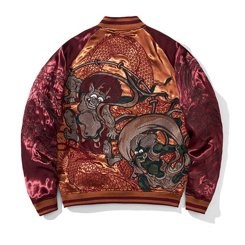 2025风雷神横须贺刺绣夹克棒球服