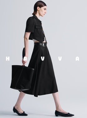 HAVVA设计感开衫半身裙两件套女士不费力穿搭套装2026春夏Z27720