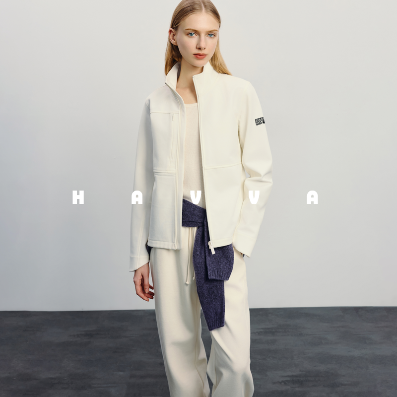 havva立领短款休闲外套