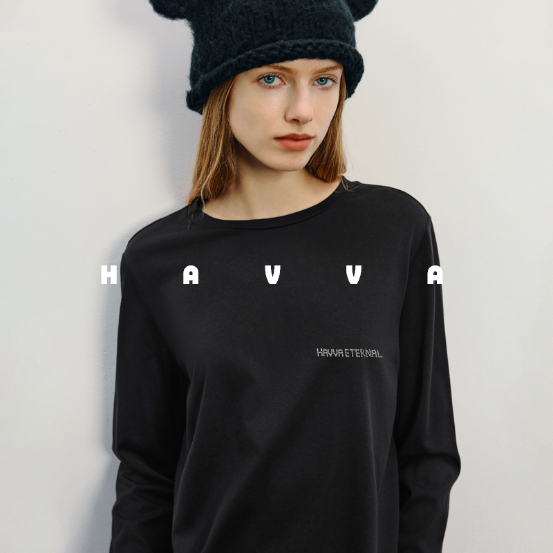 HAVVA时尚T恤遮肉显瘦