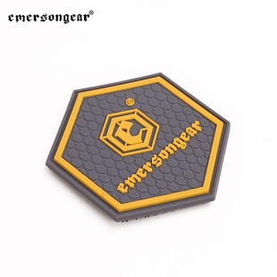 Emersongear爱默生臂章魔术贴品牌logo徽章PVC士气章橡胶