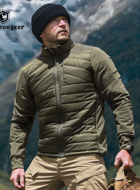 爱默生雪豹棉衣背心马甲长袖保暖棉服滑雪登山防寒内胆战术外套