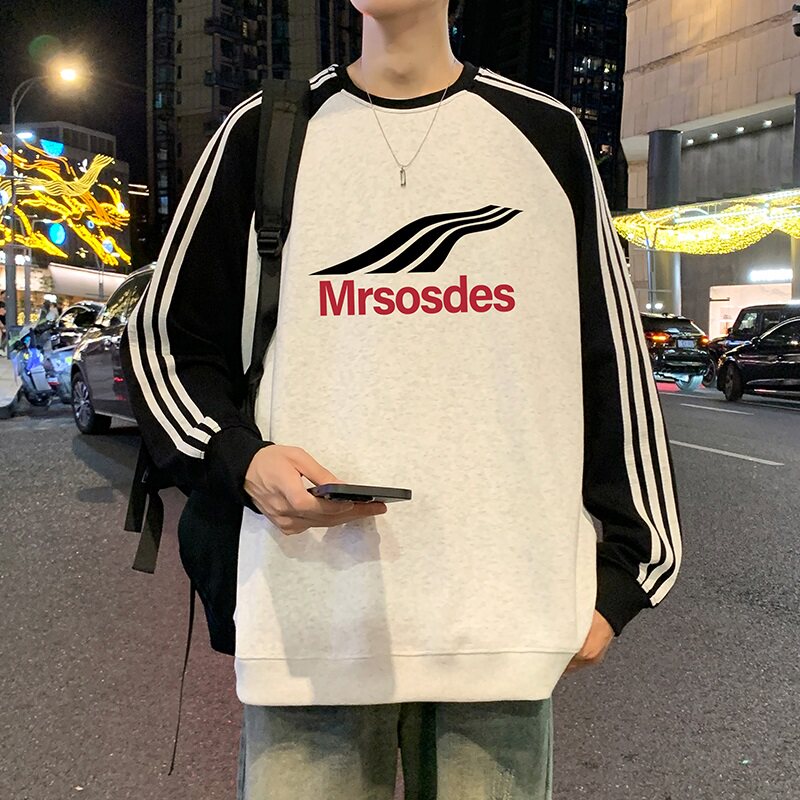 潮流宽松百搭休闲圆领卫衣