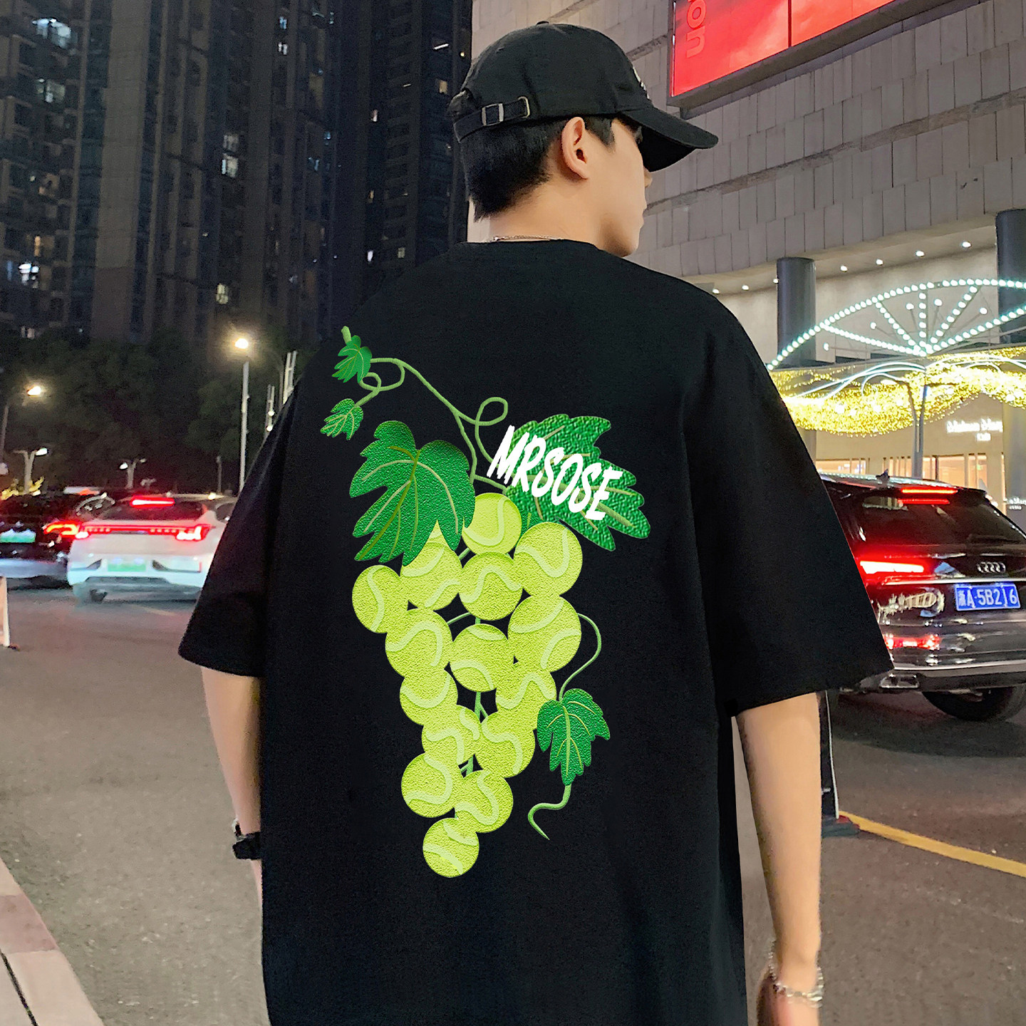 短袖T恤男夏季2026新款美式运动半袖大码潮牌纯棉体恤圆领上衣服