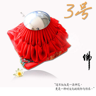 3号银镜小红花球红 神红彩带花布供挂求参花挂红