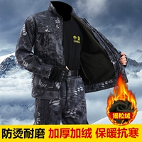 Камуфляжный флисовый комплект