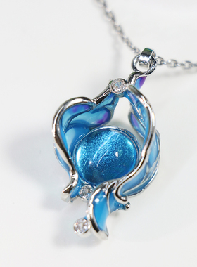 原神神之眼项链水神瞳同人周边吊坠女游戏cos锁骨链枫丹芙宁娜