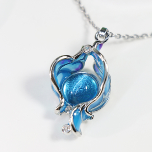 原神神之眼项链水神瞳同人周边吊坠女游戏cos锁骨链枫丹芙宁娜