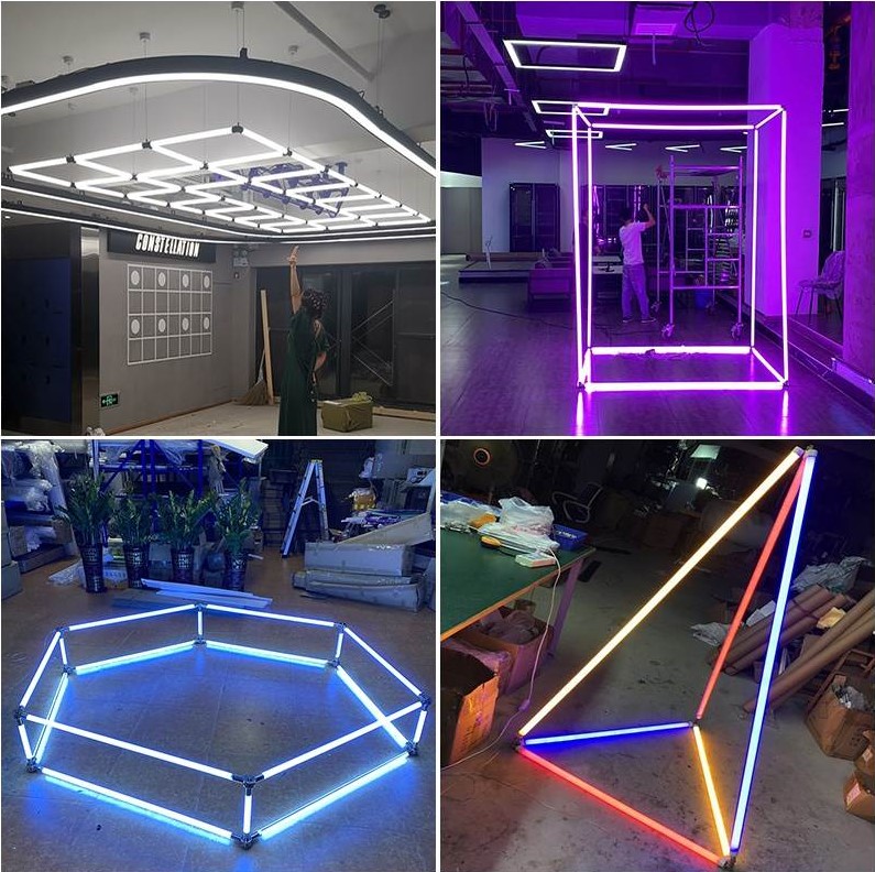 酒吧商场店铺装饰长条创意造