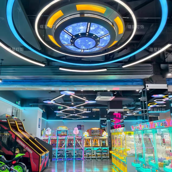 电玩城氛围灯模块造型灯电竞馆游戏厅儿童乐园游乐场商场科技感灯