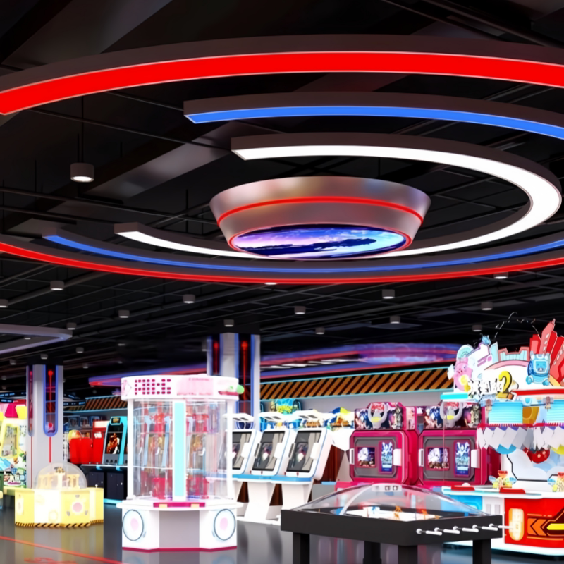游戏厅游乐场儿童乐园电玩城潮玩馆VR室电竞馆娃娃机室玩具店吊灯