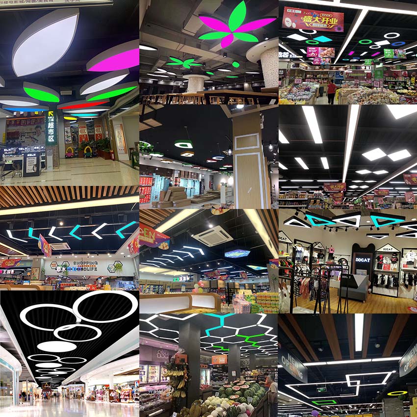 造型灯超市专用灯超市造型吊灯商场生鲜便利店水果店连锁店异形灯