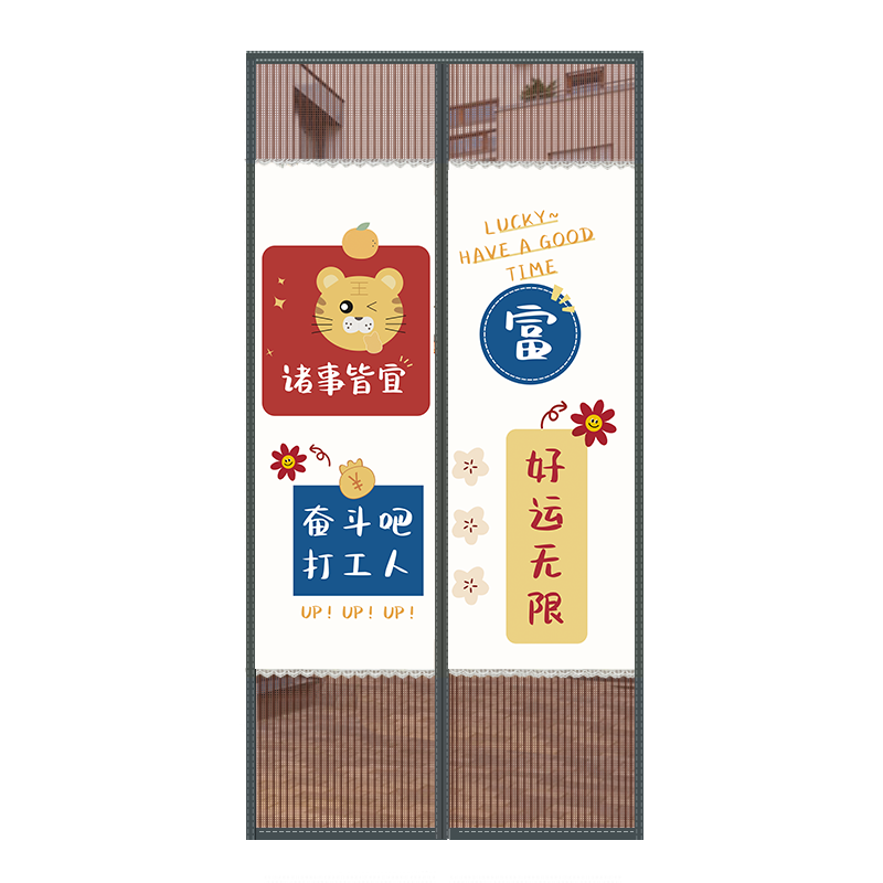 帛思绮金刚纱2023防蚊门帘挡隐私