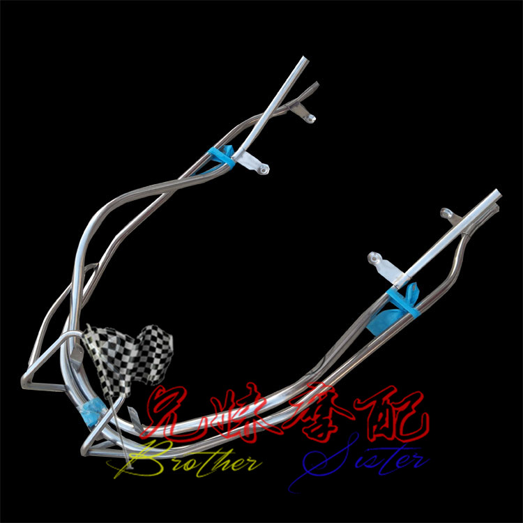 适用于五羊本田小公主护杠  WH100T-H-L-F-G- 喜悦优悦国三保险杆