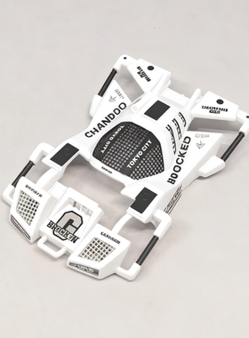 田宫四驱车19452 FMA底盘喷漆车壳巨无霸 白色利刃配色封绘定制