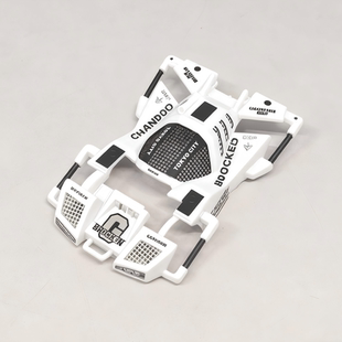 田宫四驱车19452 FMA底盘喷漆车壳巨无霸 白色利刃配色封绘定制