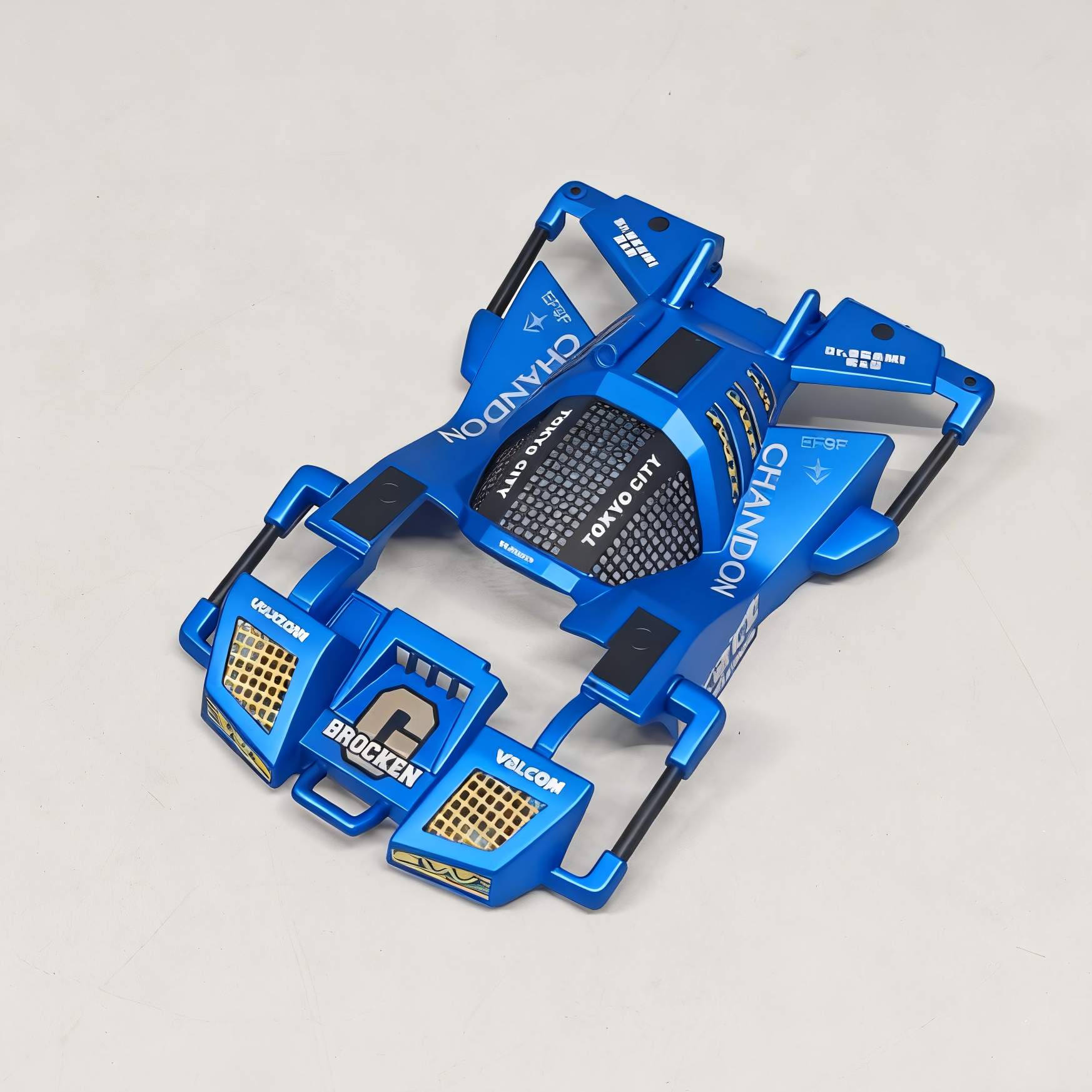 田宫四驱车19452 FMA底盘喷漆车壳巨无霸 疾风蓝配色封绘定制