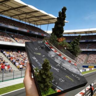 1比64比例场景拓意TLV场景MINIGT合金车INNO奔驰纽北格林赛道