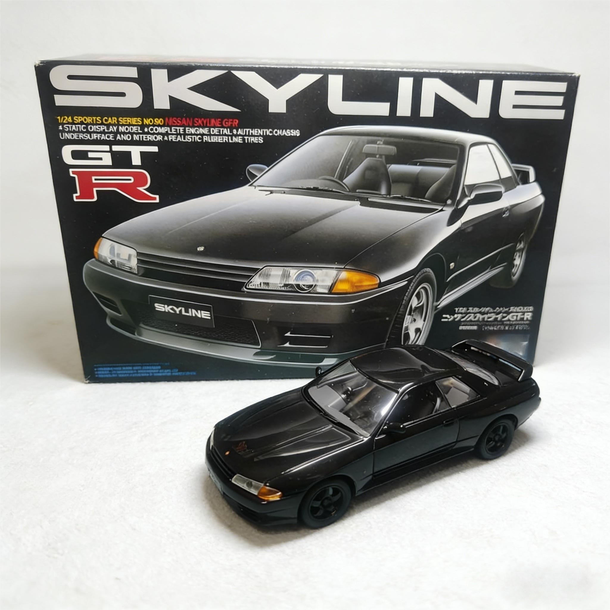 田宫 24090 1/24 日产尼桑GTR Skyline R32 静态拼装跑车汽车模型