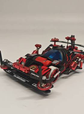 田宫四驱兄弟四驱车19452拼装成品改装红黑巨无霸