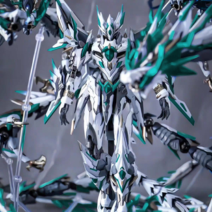 现货 摩动核敖丙 拼装版地会星寒龙子蓝龙带龙 国创机甲模型改色