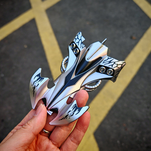 田宫四驱车19438 魔鬼司令封绘式双色喷漆车壳 成品喷漆定制