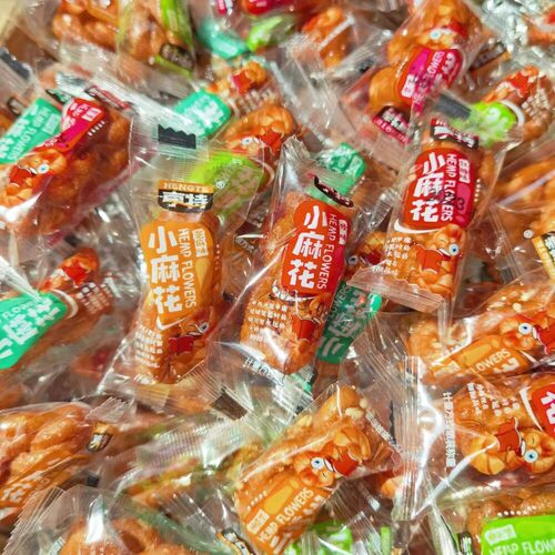 亨特整箱香酥小麻花休闲单独包装小袋装500g解馋网红零食小吃饼干