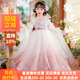 唐装 中国风超仙樱花连衣裙小女孩春秋季 古装 汉服女童襦裙儿童长袖