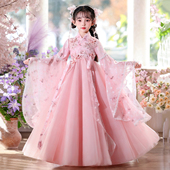 超仙宋制连衣裙小女孩春秋装 古装 儿童中国风唐装 汉服女童2026新款