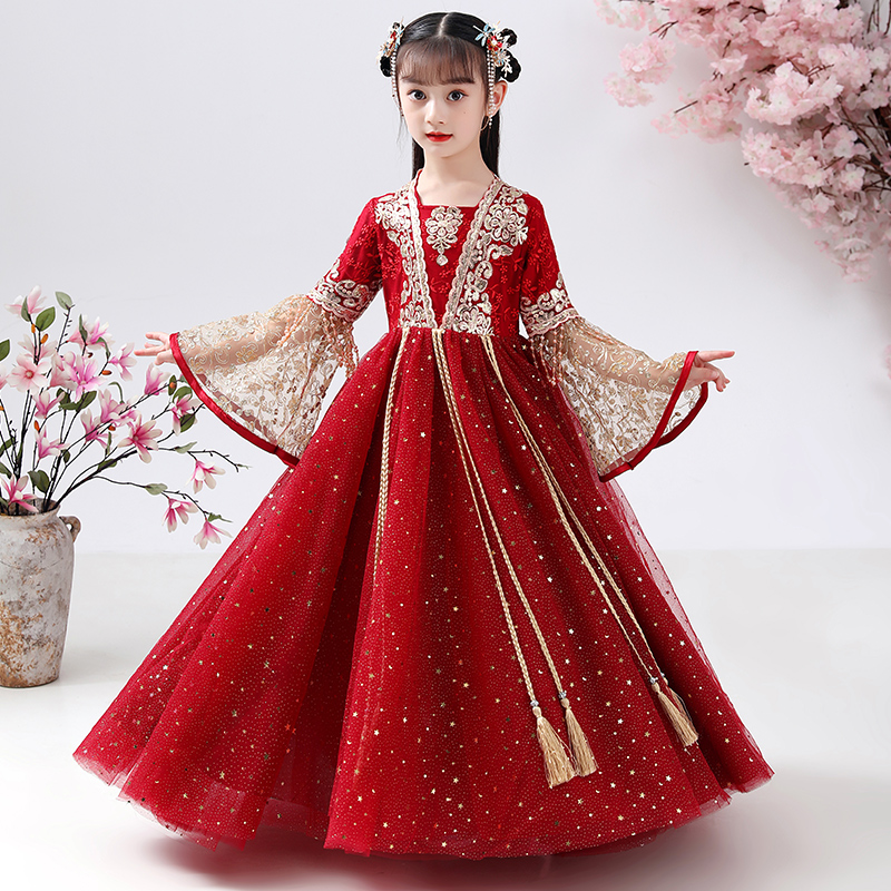 旗袍中国风汉服唐装春秋款连衣裙