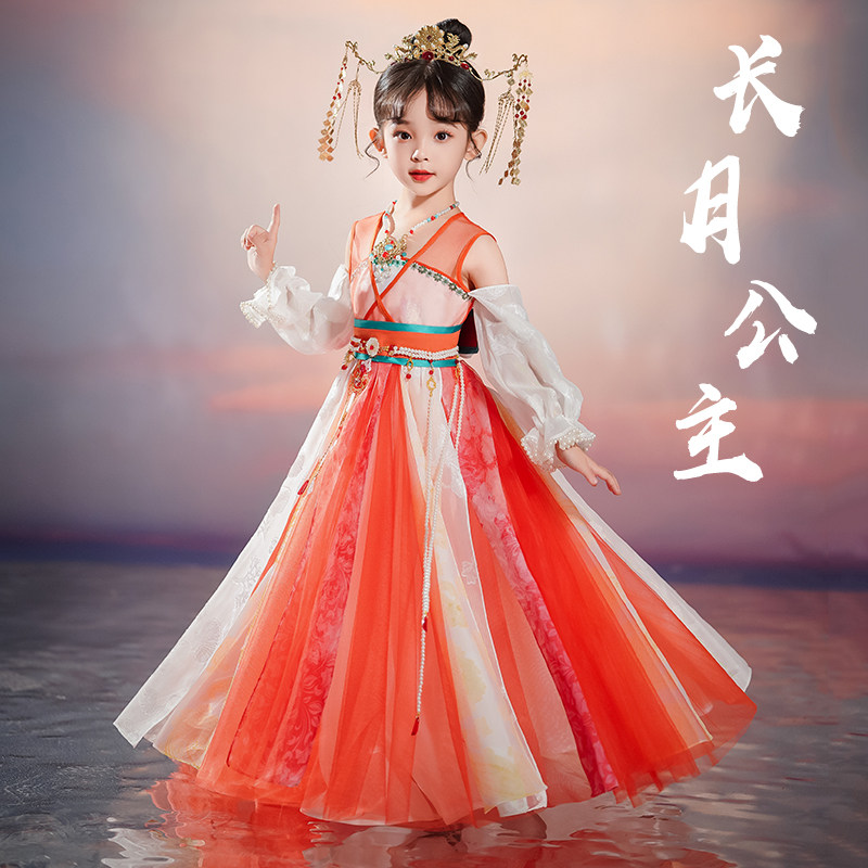 小女孩旗袍春秋新款仙气儿童敦煌