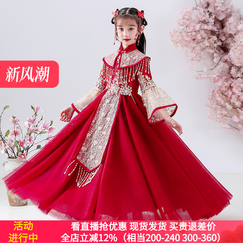 爱贝佳演出服小女孩夏季薄款